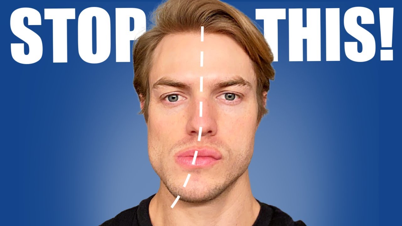Not a before-after pic but a comparison between the right and left(flipped)  side of my face. Is there any chance that mewing could fix my assymetrical  face? : r/orthotropics