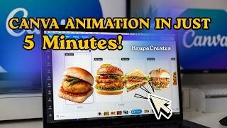 Create Stunning Food Slide Animations for Social Media with Canva🍔 #food #canvatutorial #animation