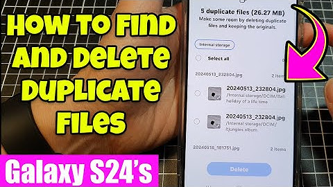 🗑️ Galaxy S24 Storage Saver: Easily Find & Delete Duplicate Files