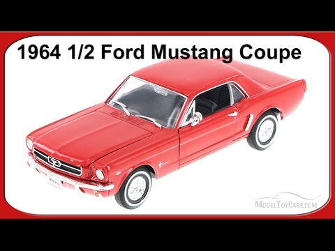1964 1/2 Ford Mustang Coupe, Red - Welly 1/24 scale
