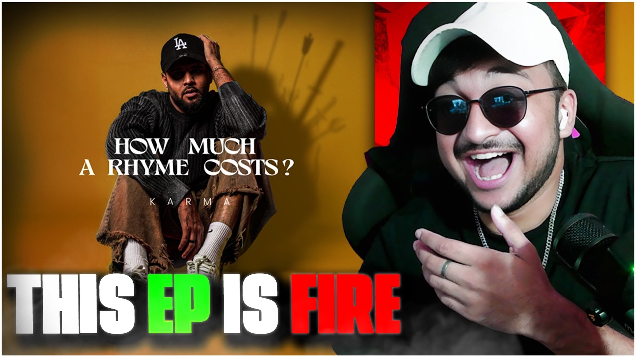 KARMA NEW EP ft. RAFTAAR || How Much a Rhyme Costs? Reaction Video - JUNIOR REACTS