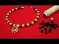 gold daily use mangalsutra latest design,kale mani mangalsutra design