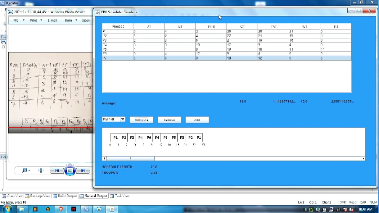 Priority Base Preemptive - CPU Scheduling - YouTube