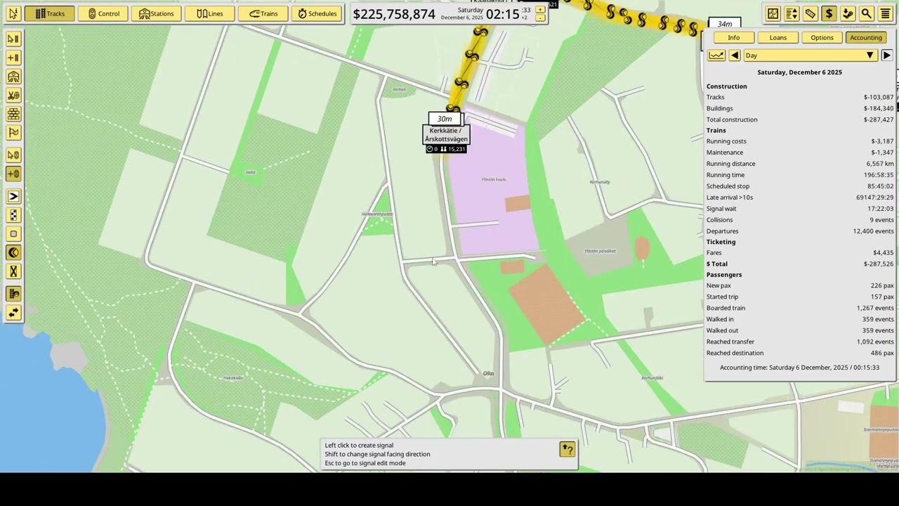 NIMBY Rails - Creating HSL Line 571
