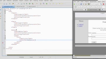 Zend Framework 1.8 tutorial 7 zend_navigation part 2