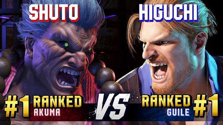 SF6 ▰ SHUTO (#1 Ranked Akuma) vs HIGUCHI (#1 Ranked Guile) ▰ High Level Gameplay