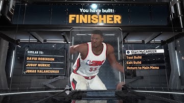 NBA 2K20 How To Create a Finisher Archetype in NBA 2K20 Center Build #NBA2K20 #NBA2K20