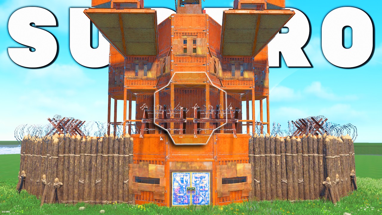 The Suparo - 2X2 Small Group Rust Base Design! | Widegaps, Bunker ...