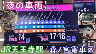 【夜の車両】『JR天王寺駅/森ノ宮電車区』