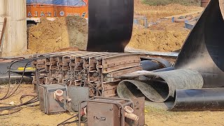 Thejo conveyor belt hot jointing....Rungta mines limited . Chaibasa