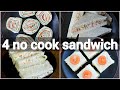 no cook sandwich recipes | kids tiffin box sandwich recipes | creamy sandwich recipes