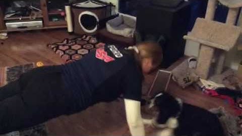 Day 1 of the 22 push-up challenge