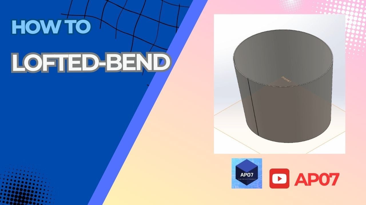 How to Make Solidworks Lofted-bend - YouTube