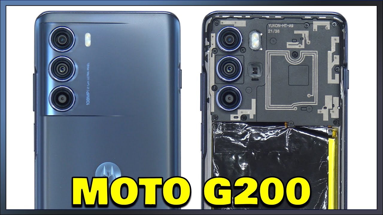 Motorola Moto G200 / EDGE S30 Disassembly Teardown Repair Video Review 