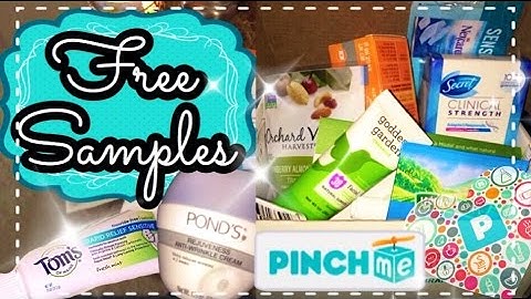 PINCHme Unboxing FREE Samples 2016 | fabb TV
