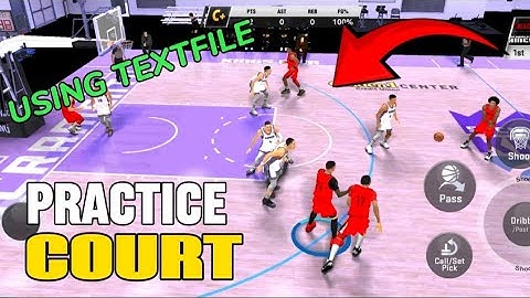 NBA2K20 HOW TO BECOME PRACTICE COURT TUTORIAL 💯#nba2k20 #2kcommunity #tutorial
