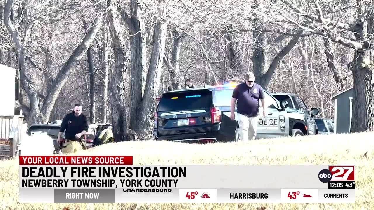Coroner called to York County mobile home fire - YouTube
