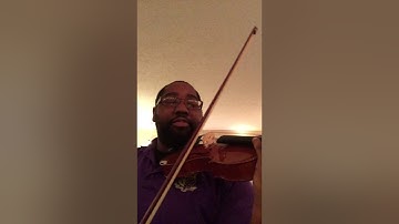 Violin 2 octave F major scale