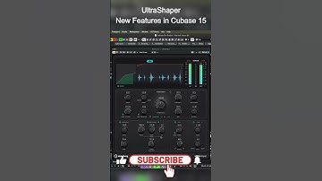 Cubase 15 - New UltraShaper Dynamic Processor