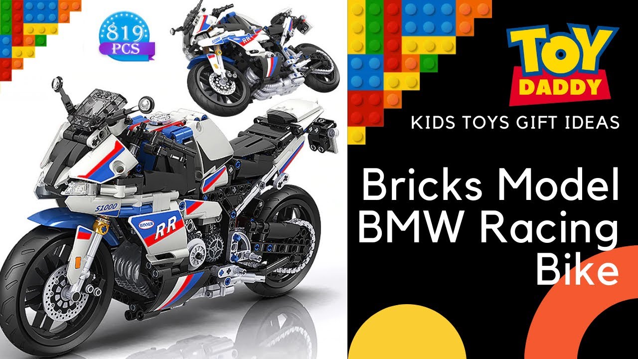 BMW S1000RR Racing Motorcycle Motorbike Model Technic Building Blocks ...
