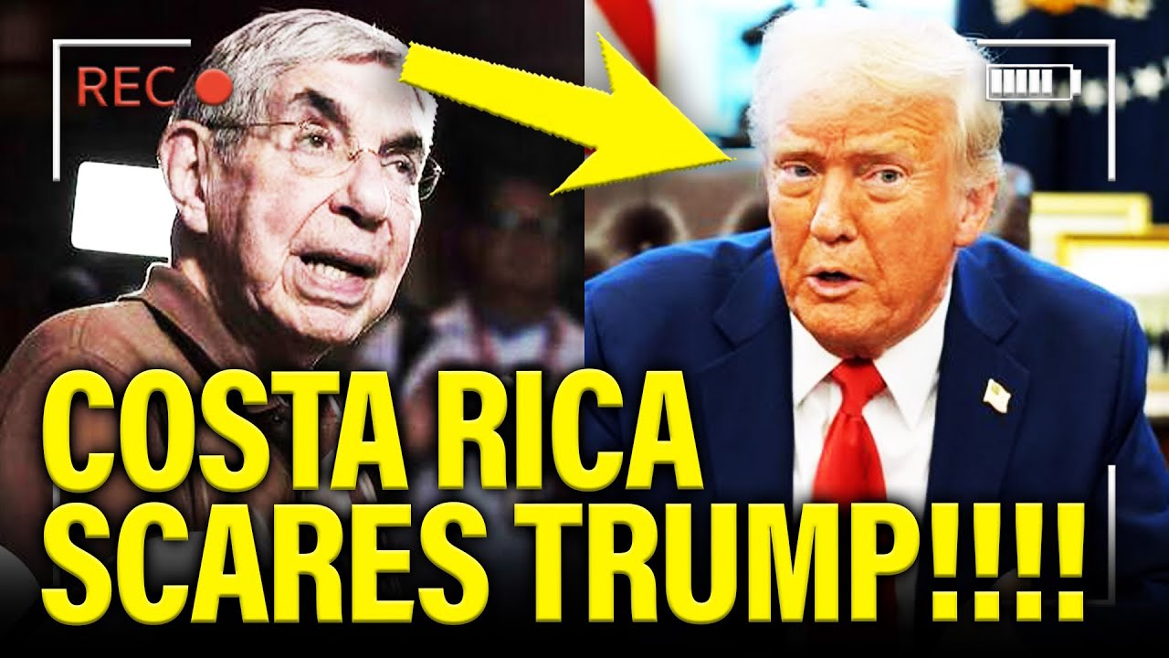 WTF?!! Trump FREAKS OUT over Costa Rica PACIFIST PREZ!!!