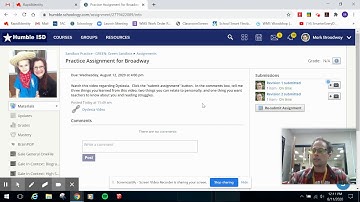 Students: how to submit "assignments" in Schoology