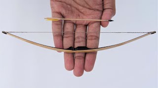 Mini Bow DIY, Mini Bamboo and Wood Bow