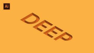 Deep Text Effect: Adobe Illustrator Tutorial