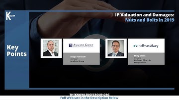 IP Valuation and Damages CLE: Nuts & Bolts