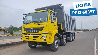 New Eicher Pro 6035T BS6 Tipper 12 Wheeler Detailed हिंदी Review