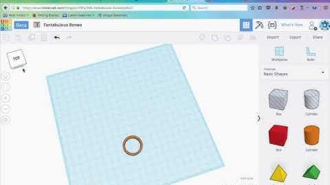 Tinkercad Introduction for fidget spinners