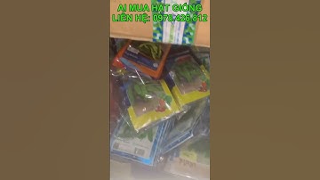 hạt giống rau củ quả nhập khẩu thái lan nguyên bao bì, bán buôn bán lẻ hạt giống toàn quốc