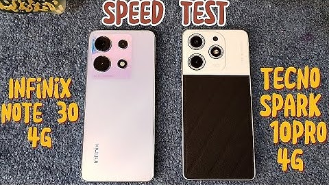 Infinix Note 30 4g vs Tecno Spark 10 pro 4g | Speed Test using Data