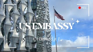 J1 VISA APPOINTMENT @ US EMBASSY LONDON 🇺🇸 ~ Camp America Diaries Episode 1 ❤️