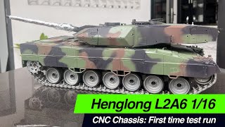 1/16 Henglong Leopard 2A6 - 3889 (CNC-Chassis Version) - Test run