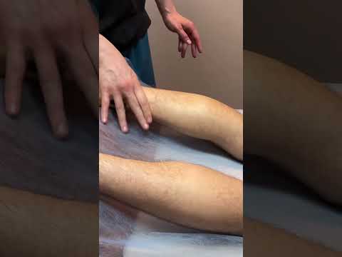Видео: Как использовать точечный массаж при боли в ногах: 10 шагов