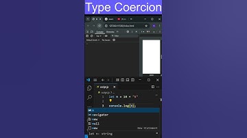 "Type Coercion in JavaScript Explained 🔥 #shorts #javascript #javascriptshorts #coding"