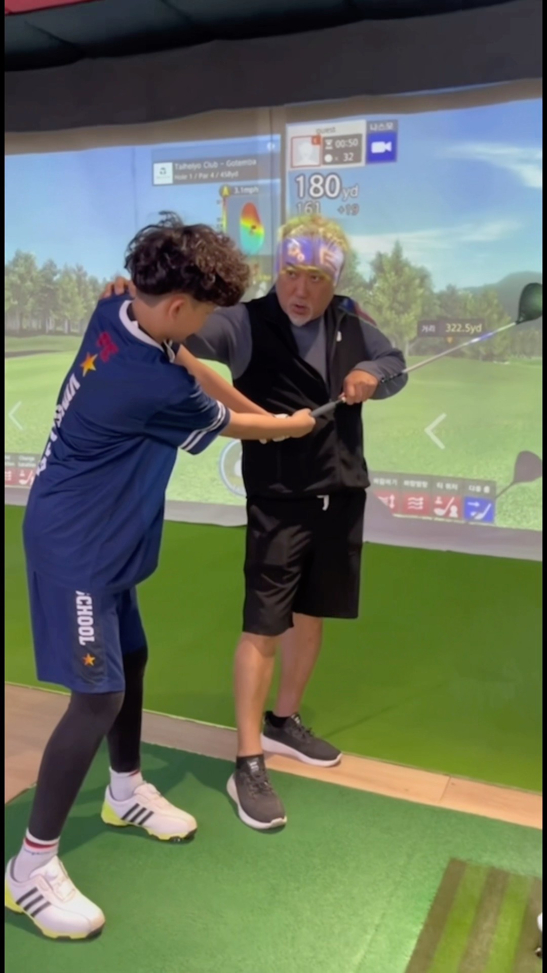 (Golf familyVN)sự trợ giúp em đạt cú đánh fullswing 200yard?#golf #vanhleg #shorts
