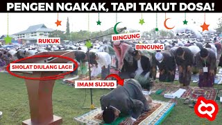 DETIK² KEJADIAN KOCAK SAAT SHOLAT IDUL FITRI, ASLI BIKIN SAKIT PERUT! Momen Tak Terlupakan Terekam