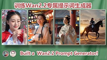 保姆级教程：我用AI“喂”AI，亲手打造Wan2.2专属提示词生成器，效果惊艳！|AI Teaches AI: I Built a Custom Wan2.2 Prompt Generator!