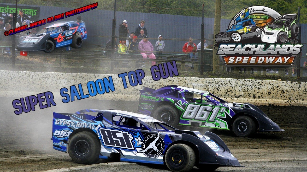 Super Saloon Top Gun 25-26 | Beachlands Speedway
