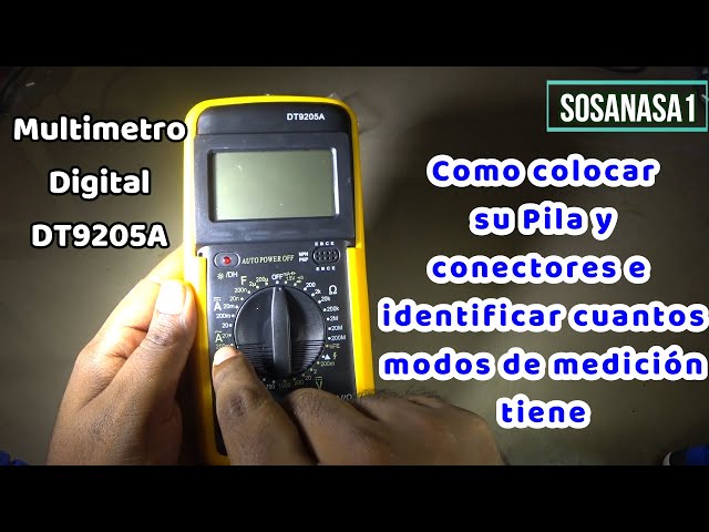 Multimetro Digital Tester DT9205A Hontek Medidor Carro Bateria – Soriega