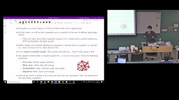 Lecture 1.1 (8 31 2021) Introduction, Definitions of expanders