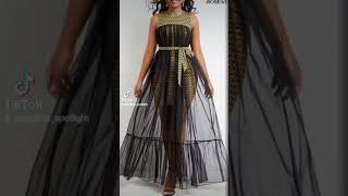 Trending! Ankara combined wit net/tulle #ankara #africanclothing #ankaradress #owambe #ankarastyles screenshot 2