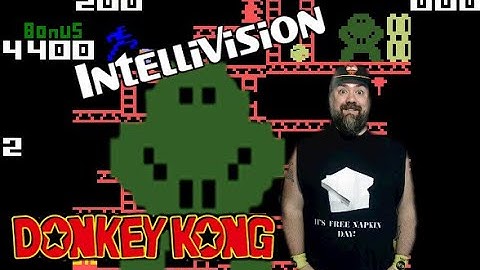 INTELLIVISION - Donkey Kong - The Port That Coleco Made, Playing after many years!