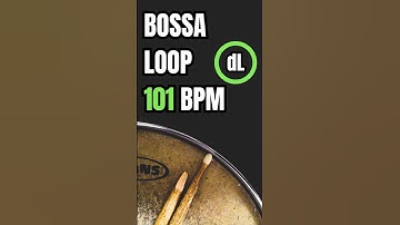 Bossa Nova Drum Groove Loop 101 BPM #drums #drumsloop