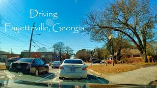 Fayetteville, Georgia - Drive Tour | South Of Atlanta Suburb (USA)