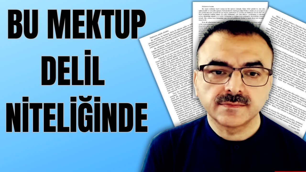 Osman Şimşek'in Gülen'e mektubu bir delil ve belgedir (31.8.2025)