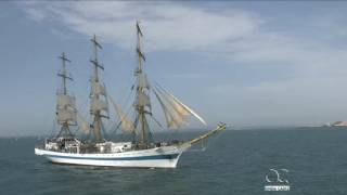 Imágenes de las salidas de los veleros en la Bahía de Cádiz