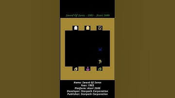 Sword Of Saros - 1983 - Atari 2600 ( Atari VCS ) ( Shorts ) #games #atari #atari2600 #atarivcs #game